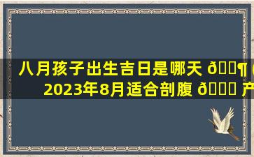 八月孩子出生吉日是哪天 🐶 (2023年8月适合剖腹 🐕 产的日子)